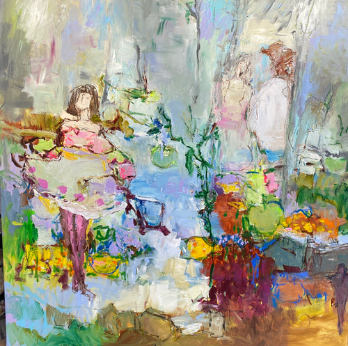 Maleri 120/120 T. Asmussen nu hos  Galleri Art xpo